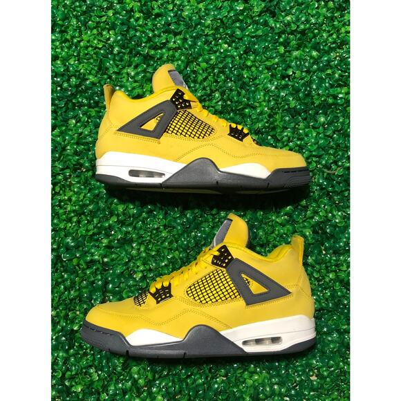 Air Jordan Retro 4 Lighting Size 10 With Box CT8527-700 - Picture 1 of 9